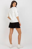 Chic Sweatshirt and Skirt Set with Decorative Print