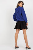 Hooded Sweatshirt and Flared Skirt Set with Print