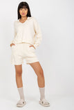 Chic Casual Shorts and Sweater Set for Effortless Style