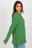 Loose-Fit Muslin Blouse with V-Neck and Button Closure