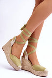 Chic Eco-Suede Platform Sandals with Jute Braid Design