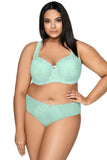Floral Lace Panties with Bow and Rubber Lace Waistband