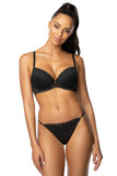 Elegant Lace Push-Up Bra for Deep Necklines and Comfort