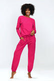 Cozy Long Sleeve Sweatshirt & Comfortable Sweatpants Set