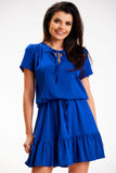 Lightweight Chiffon Summer Dress with Shoulder Slits