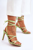 Stylish Women's Stiletto Sandals with Eco Leather Insole
