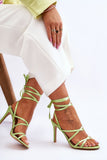 Stylish Women's Stiletto Sandals with Eco Leather Insole