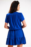 Lightweight Chiffon Summer Dress with Shoulder Slits