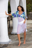 Stylish Stretchy Tunic with Side Slits and Adjustable Fit