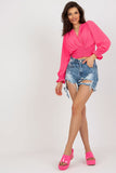 Elegant Long Sleeve Blouse with Envelope Neckline