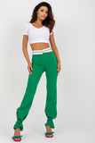 High-Waisted Straight Cut Pants with Zipper Closure
