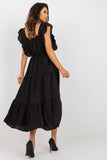 Loose-Fit Sleeveless Summer Dress with Square Neckline