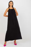 Loose-Fit Summer Dress with Tied Straps for Warm Days