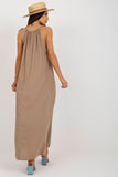 Loose Cut Summer Dress with Tied Straps for Warm Days