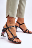 Elegant Eco Leather Strappy Sandals with Stiletto Heel
