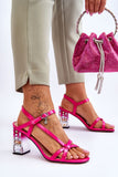 Elegant Eco Leather Strappy Sandals with Stiletto Heel