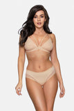 Elegant Cotton and Tulle Blend with Sheer Details