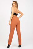High-Waisted Straight-Leg Women's Pants with Pockets