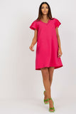 Elegant Ruffle Sleeve Dress with Lace Neckline