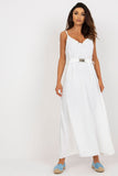 Sweetheart Neckline Long Strapless Dress with Belt