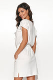 Lightweight Casual Dress with Elastic Waistband