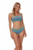 Colorful Microfiber Bra with Adjustable Straps for Women
