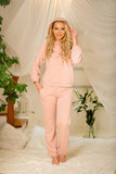 Comfortable Cotton Pants with Cuffed Hem and Pockets