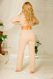 Boho-Style Cotton Pants with Lace Pockets for Comfort