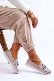 Elegant Leather Moccasins with Tassels and Non-Slip Sole