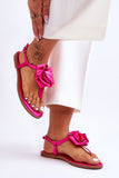 Comfortable Fabric Sandals with 1.5 cm Heel Height