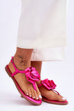 Comfortable Fabric Sandals with 1.5 cm Heel Height
