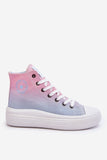 Stylish Women's High-Top Sneakers with Comfort Insole