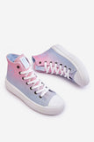 Stylish Women's High-Top Sneakers with Comfort Insole