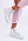 Stylish Women's High-Top Sneakers with Comfortable Insole
