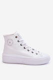Stylish Women's High-Top Sneakers with Comfortable Insole