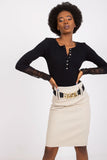 Elegant Ribbed Blouse with Lace Detail for Everyday Style