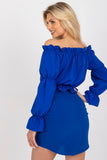 Shimmering Open Shoulder Blouse for Effortless Style