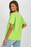 Short Sleeve Decorative Patch Women's Blouse