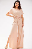 Airy Tiered High-Waisted Grecian Pants in Four Colors