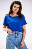 Summer Viscose Blouse with Simple Cut and Breathable Design
