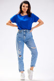 Summer Viscose Blouse with Simple Cut and Breathable Design