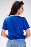 Summer Viscose Blouse with Simple Cut and Breathable Design