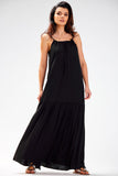Airy Ruffle Dress with Back Neckline - Perfect for Summer