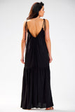 Airy Ruffle Dress with Back Neckline - Perfect for Summer