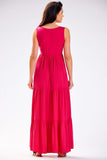 Elegant Polyester and Viscose Blend Dress