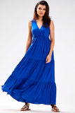 Airy Viscose Ruffled Dress for Effortless Summer Style