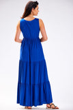 Airy Viscose Ruffled Dress for Effortless Summer Style