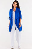 Elegant Loose Frock Coat with Appliqued Sleeves
