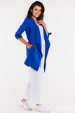 Elegant Loose Frock Coat with Appliqued Sleeves
