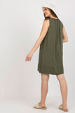 Versatile Summer Dress with Tied Straps and Loose Fit
